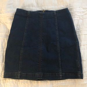 Free People Modern Femme denim skirt